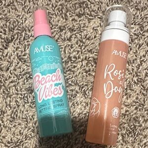 Amuse Beach Vibes and Rosé All Day Setting Sprays
